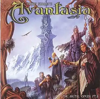 Обложка альбома Avantasia «Avantasia: the Metal Opera II» (2001)