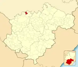 Расположение муниципалитета на карте провинции