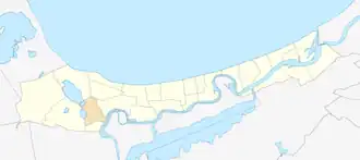 Бажциемс на карте Юрмалы