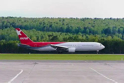 Boeing 767-300ER (VP-BDI) авиакомпании «PegasFly» (ныне «Икар»)