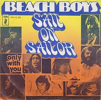 Обложка сингла The Beach Boys «Sail On, Sailor» (1973)
