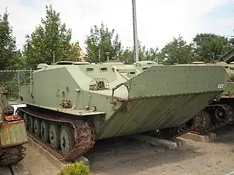 БТР-50ПУ в музее в Кецеле, Венгрия. 2011 год
