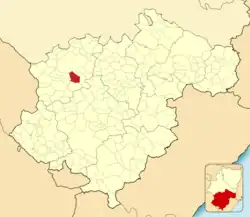 Расположение муниципалитета на карте провинции