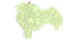 Расположение муниципалитета на карте провинции