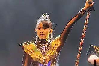 Накамото выступает во время тура Babyklok на концертной площадке под открытым небом RBC Echo Beach, Торонто, 2023 год