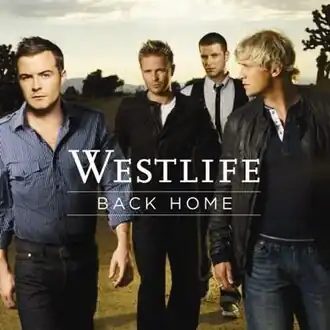 Обложка альбома Westlife «Back Home» (2007)