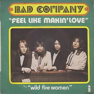 Обложка сингла Bad Company «Feel Like Makin’ Love» ()
