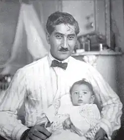 Бахман-Мирза Каджар с сыном Хабиб-Адиль-Мирзой