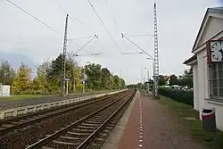 Ж/д станция в Ванслебен-ам-Зе