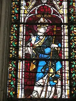 Витраж Руанского собора (XIV век)