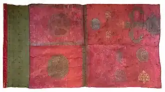 Флаг, захваченный в 1806 году С. А. Булгаковым. Хранится в Музее истории Азербайджана