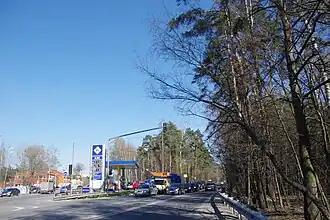 Балашихинское шоссе в начале, у Щёлковского шоссе