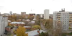 Застройка улицы Калинина у пересечения со Спортивной улицей