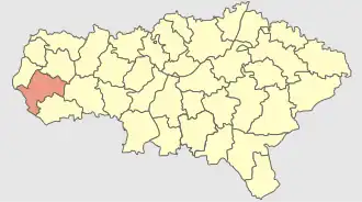 Балашовский район на карте