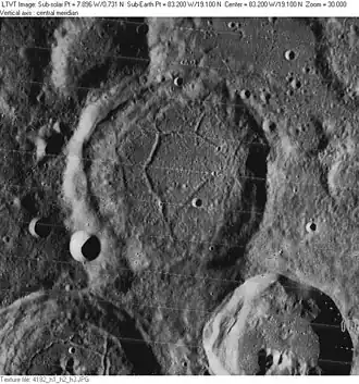 Снимок зонда Lunar Orbiter - IV.