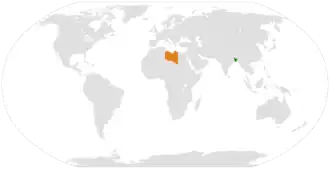 Бангладеш и Ливия