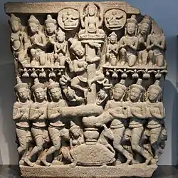 Барельеф Ангкор-Ват, XII век. Национальный музей восточных искусств (Париж)