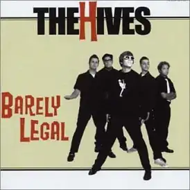Обложка альбома The Hives «Barely Legal» (1997)