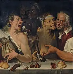 Весёлая компания. Холст, масло. Частное собрание