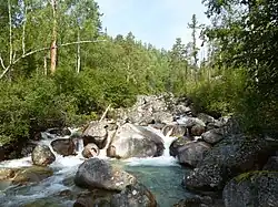 Барун-Хандагай недалеко от выхода в Тункинскую долину