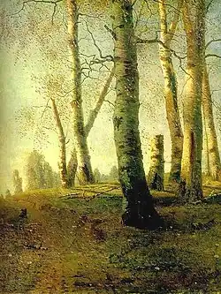 Берёзовая роща, 1883