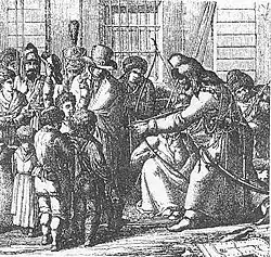 Башкир-лучник. Немецкая гравюра начала XIX века.