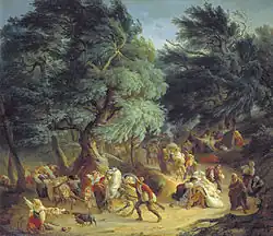 Землетрясение в Рокка-ди-Папа, близ Рима (1830). Русский музей.