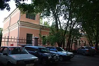 Задний фасад особняка