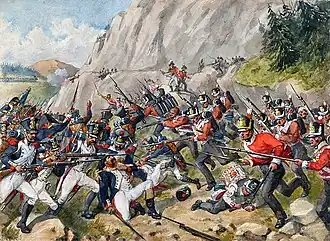 Битва при Бусаку 27 сентября 1810 года.