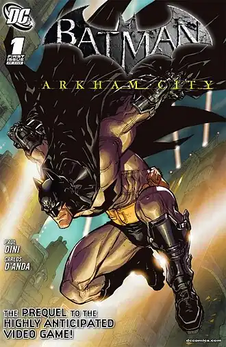 Обложка Batman: Arkham City #1
