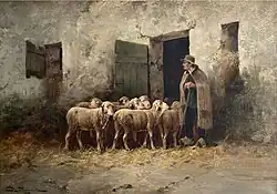 "Овцы в загоне".