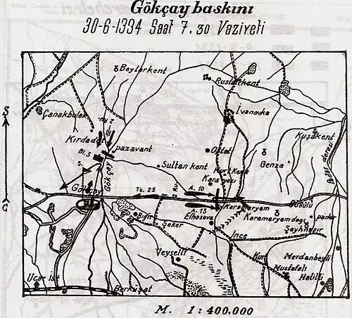 План сражения