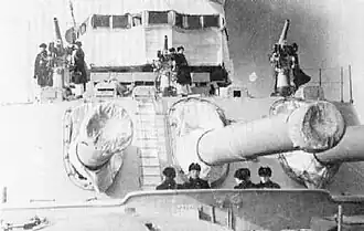 Орудия линкора «Марат», 1925 год