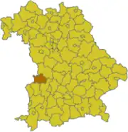 Диллинген-ан-дер-Донау на карте