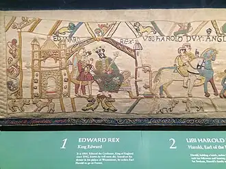 Начало реплики Гобелена Байе в Музее Рединга