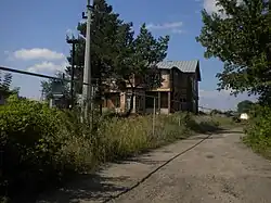 Станция Беково.Вид вокзала с северо-восточной стороны. 2012 год