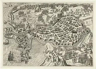 Осада Берген-оп-Зома, худ. Б. Виллемс