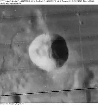 Снимок зонда Lunar Reconnaissance Orbiter.