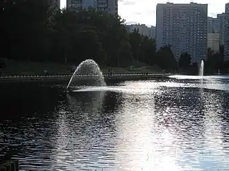 Беловежский пруд после реконструкции