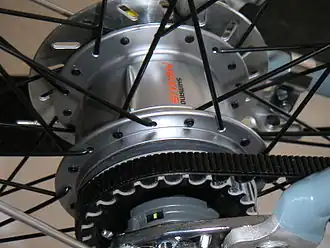 8-скоростная втулка Shimano Nexus с ремённым приводом