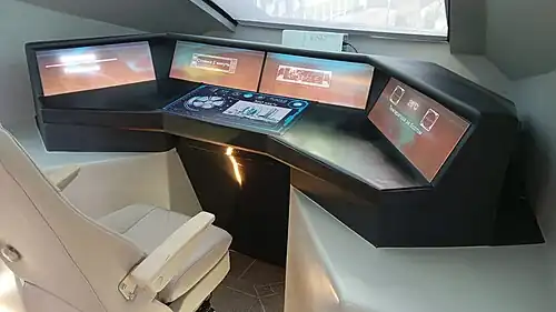 Макет пульта управления поездом