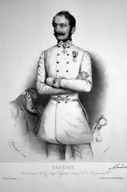 Людвиг фон Бенедек, 1849 годЛитография Августа Принцхофера.