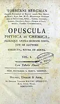 Opuscula physica et chemica, 1779