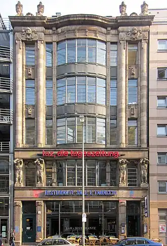 Здание taz в Берлине.