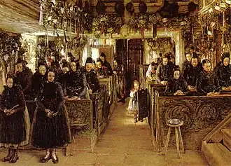 Молящиеся женщины (Betende Frauen beim Vaterunser), 1882