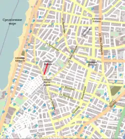 На карте города