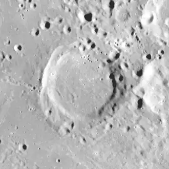 Снимок зонда Lunar Reconnaissance Orbiter.