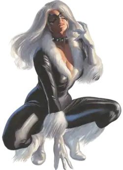 Чёрная кошка на варианте обложки комикса Mary Jane & Black Cat #4 (март 2023)Художник&nbsp;— Алекс Росс