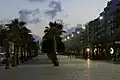 Набережная Бланеса вечером