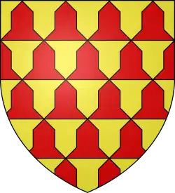 Vairé d'or et de gueules / Поле пёстрого беличьего меха (золотой и червленый)